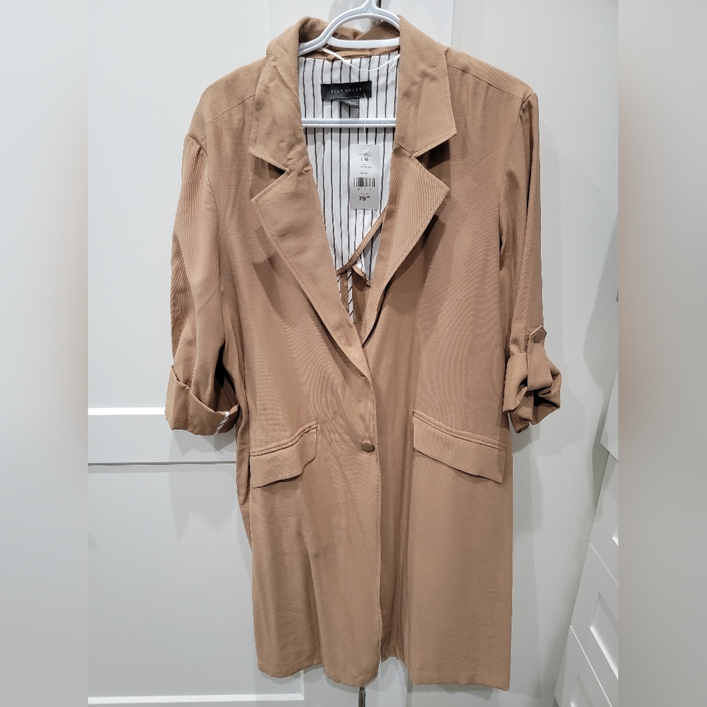 Long Beige Coat/Blazer
